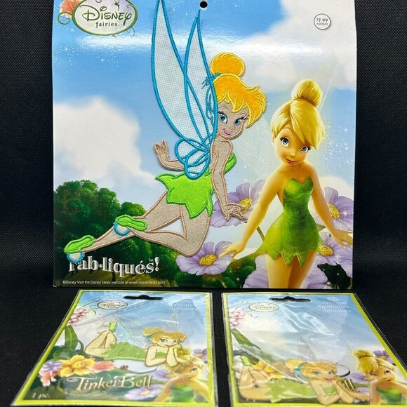 New in package Disney Fairies Tinkerbell Fab-lique's!  & Wright's appliques - Picture 1 of 4